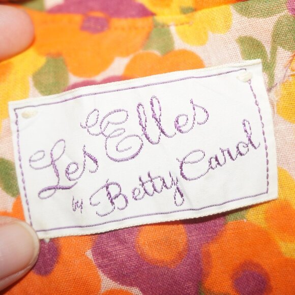 Vintage 70s Floral Ruffle Dress - Picture 6 of 9